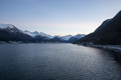 Åndalsnes, die umgebenden Berge