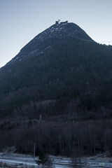 Åndalsnes, Bergankunft der Seilbahn