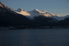 Åndalsnes, die umgebenden Berge