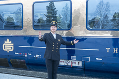 Unser überaus freundliche Schaffner