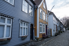 Typische Holzhäuser