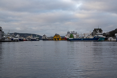 Teil des Bergener Hafens