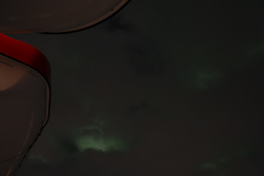 Das Polarlicht wird gemeldet - auf Steuerbord