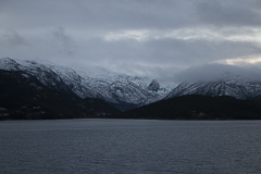 Tief hängende Wolken